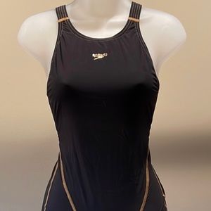 Speedo Fastskin Lzr Racer Pro Size 28 EUC Black/Gold